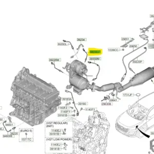Czujnik temperatury spalin Hyundai I30 / I40 / Tucson / Kona - wyprzedaż Sprawdź teraz