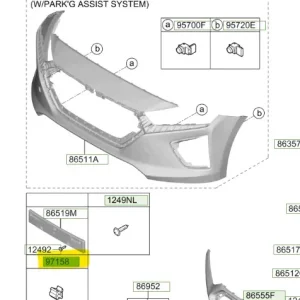Czujnik temperatury zewnętrznej Hyundai Ioniq Oferta limitowana