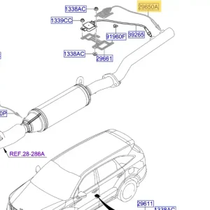 Tani Czujnik tlenkow NOx KIA Sorento (2023-) - wyprzedaż