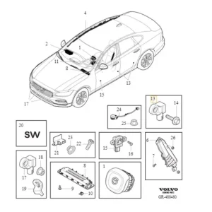 Czujnik uderzeniowy kierowcy Do wyczerpania zapasów