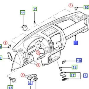 Deska rozdzielcza everest 20062015 FORD - wyprzedaż Tylko do końca tygodnia