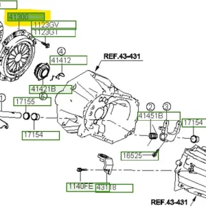 Docisk sprzęgła Hyundai I10 (2011) OE - wyprzedaż Zamów teraz