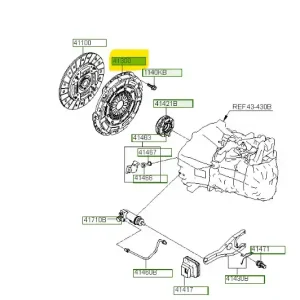 Docisk sprzęgła Hyundai I20 / I30 - wyprzedaż Ograniczona ilość