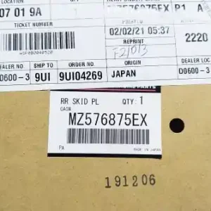 Dokładka osłona zderzaka tylnego asx Mitsubishi - wyprzedaż Szybka dostawa