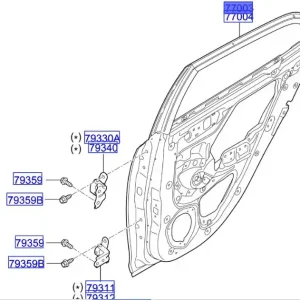 Hit cenowy Drzwi lewy tył Kia Picanto 2024