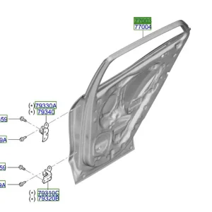 Super okazja Drzwi lewy tył Kia Sportage 21-25