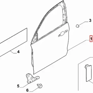 Drzwi prawe przednie Alfa Romeo Stelvio - wyprzedaż Tylko dziś