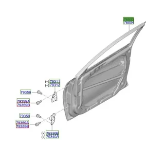 Drzwi prawy przód Kia ProCeed 20-25 Premium