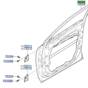 Drzwi prawy przód Kia Sorento 17-20 Kup teraz