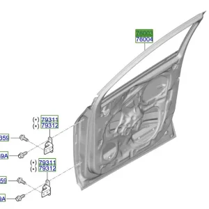Tylko do końca tygodnia Drzwi prawy przód Kia Sportage 21-25