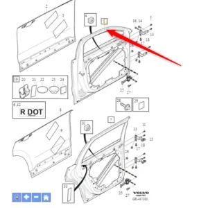 Drzwi prawy przód XC90 Volvo Kup online