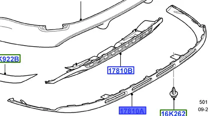 Dokładka zderzaka tył MK4 FORD Szybka wysyłka