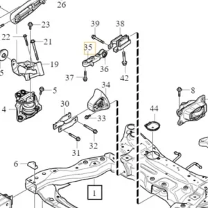 Nie przegap Dolna lewa łapa silnika