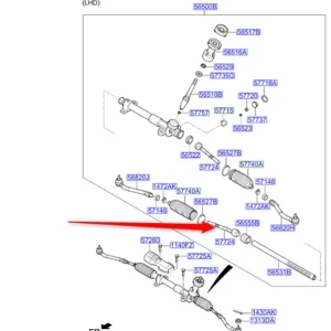 Hit cenowy Drążek kierowniczy lewy prawy przód 2016 2018