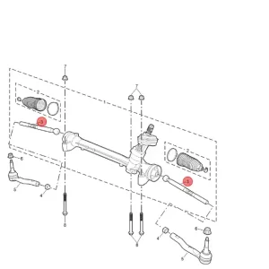 Wybór klientów Drążek kierowniczy MG3 2024 hybryda