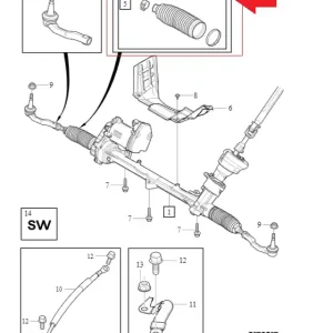 Drążek kierowniczy przód Volvo Hit cenowy