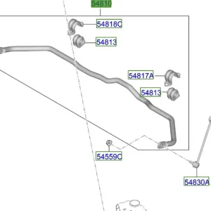 Oferta limitowana Drążek stabilizator przedni Kia Sorento Hybrid 20-23