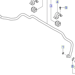 Bezpieczne zakupy Drążek stabilizatora przód KIA
