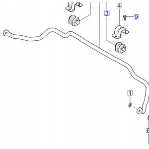 Okazja Drążek stabilizatora przód KIA