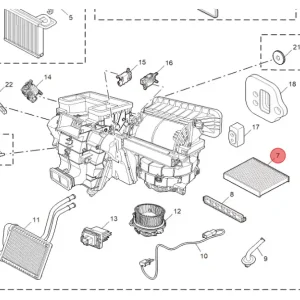 Filtr kabinowy MG3 2024 Wybór klientów