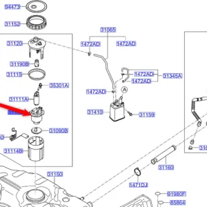 Filtr paliwa KIA Bestseller