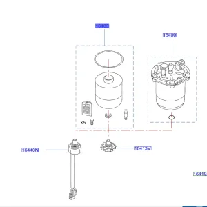 Szybka dostawa Filtr paliwa nissan - wyprzedaż
