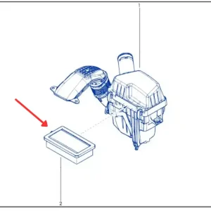 Filtr powietrza 1.3 TCe (H5H) RENAULT ARKANA OE Bezpieczna płatność