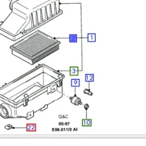 Filtr powietrza fiesta 1989-1996 - wyprzedaż Szybka dostawa