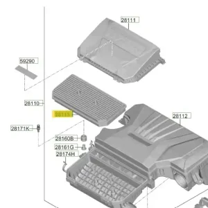Filtr powietrza Hyundai Kona Hybrid (2023) Hit cenowy