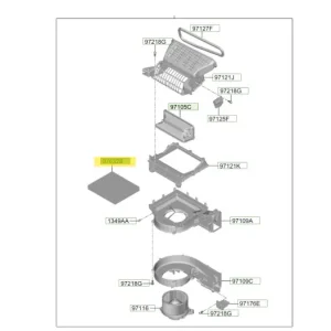 Bezpieczna płatność Filtr powietrza Hyundai Santa Fe (2018) - wyprzedaż