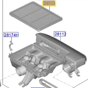 Filtr powietrza KIA Picanto (2020-2024) - wyprzedaż Nowość