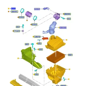 Niska cena Filtr powietrza mondeo MK5 smax galaxy FORD