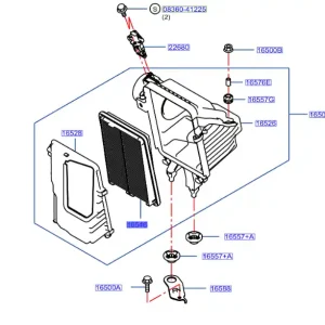 Filtr Powietrza nissan X-TRAIL 2014-2022 - wyprzedaż Ograniczona ilość