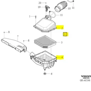 Taniej Filtr powietrza xc 40