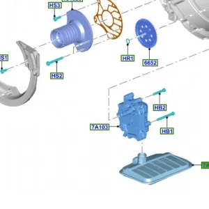 Okazja Filtr skrzyni biegów Ford Mondeo MK4 MK5 Smax Focus