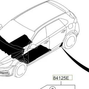 Dostępne od ręki Folia antyodpryskowa błotnika Hyundai I30