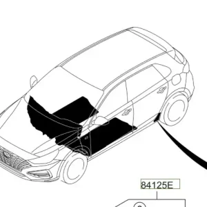 Ekspresowa dostawa Folia antyodpryskowa błotnika lewa Hyundai I30