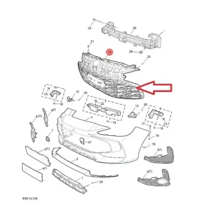 Grill atrapa przód MG3 hybrid Zamów dziś