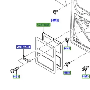Zamów dziś Folia wewnętrzna drzwi tylnych transit 20002014 FORD - wyprzedaż
