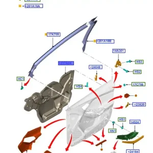 Okazja Folia wygłuszenie drzwi prawy przód focus 2011-2019