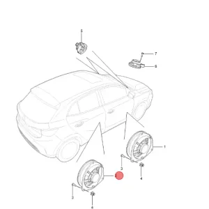 Głośnik tylny MG3 2024 Darmowa dostawa