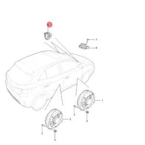 Niska cena Głośnik wysokotonowy tweeter MG3 2024