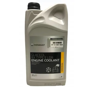 Nowy Gotowy płyn chłodniczy RENAULT Glaceol RX Type E LDR 2L (zastąpił Type D)