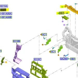 Wyjątkowa oferta Górna kierownica powietrza Ford Kuga 2012 2020 - wyprzedaż