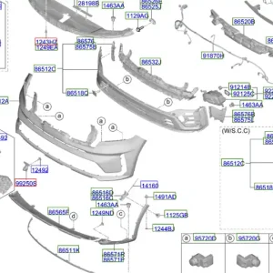 Sprawdź teraz Grill przedni atrapa chłodnicy Kia Sorento Hybrid 20-23