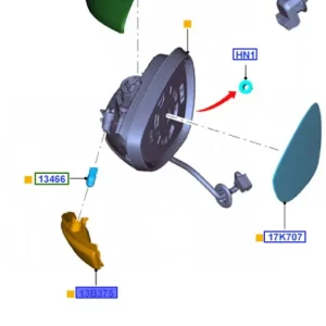 Oferta czasowa Kierunkowskaz lusterka lewego Ford Fiesta 2008 2019 - wyprzedaż