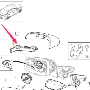 Kierunkowskaz lusterka lewego Volvo Zamów teraz