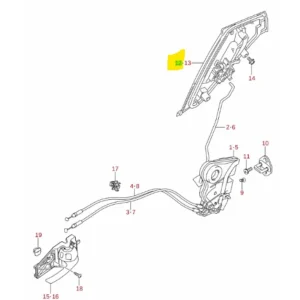 Łatwy zwrot Klamka drzwi tył prawa Suzuki Swift - wyprzedaż