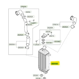 Popularny Intercooler Hyundai Tucson (2018) OE - wyprzedaż