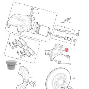Jarzmo zacisku przód MG3 2024 hybryda Oferta limitowana